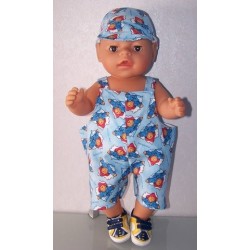 tuinbroek beertje paddigton baby born 43cm