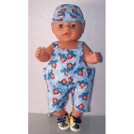 tuinbroek beertje paddigton baby born 43cm