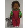 spijkertuinbroek groen krokodill  baby born 43cm