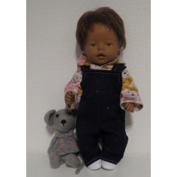 spijkertuinbroek beren baby born 43cm