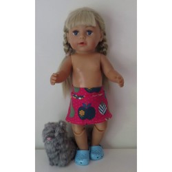 rok hard roze appel baby born 43cm