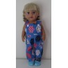 tuinbroek blauw baby born 43cm