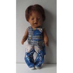 tuinbroek piraat baby born 43cm