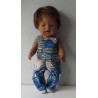 tuinbroek piraat baby born 43cm