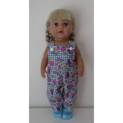 tuinbroek paddestoelen baby born 43cm