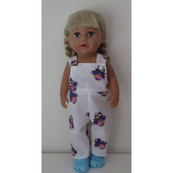 tuinbroek wit jet baby born 43cm