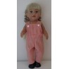 tuinbroek oranje geruit baby born 43cm