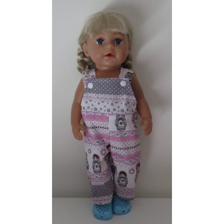 tuinbroek matroeska baby born 43cm