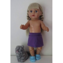rok paars baby born 43cm