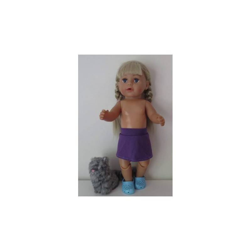 rok paars baby born 43cm