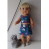 zomerkleding  setje vogelhuisjes baby born 43cm
