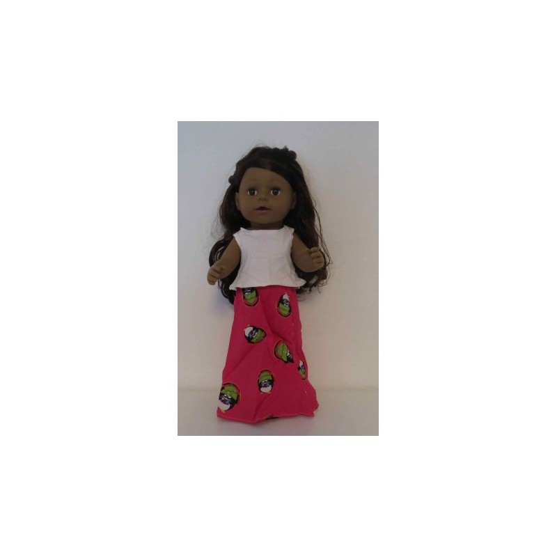 rok setje roze pinguins baby born 43cm