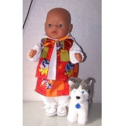 rok setje disney pluto baby born 43cm
