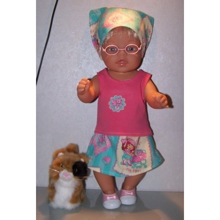 rok setje strawberry shortcake sweet tea baby born 43cm