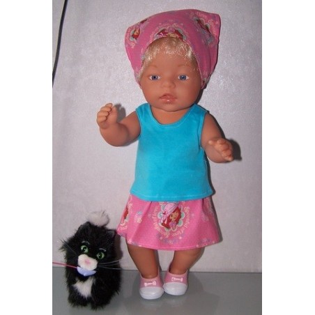 rok setje strawberry shortcake tea roze baby born 43cm