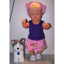rok setje dora paard baby born 43cm