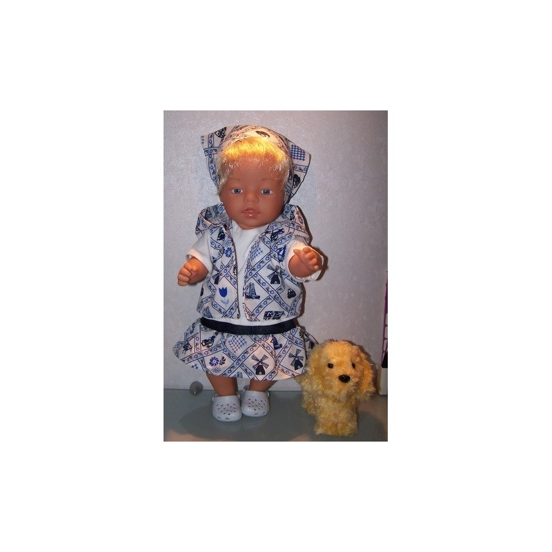 luxe rok set holland baby born 43cm