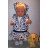 luxe rok set holland baby born 43cm