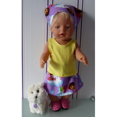 rok setje dora paraplu baby born 43cm