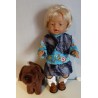rok setje hipdepip blauw baby born 43cm