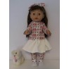 rok setje katten roze baby born 43cm