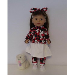 rok setje mickey mouse baby born 43cm