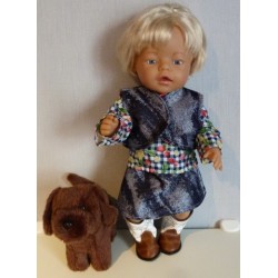 rok setje kersjes baby born 43cm