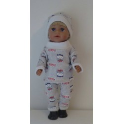 wintertrui set baby born 43cm
