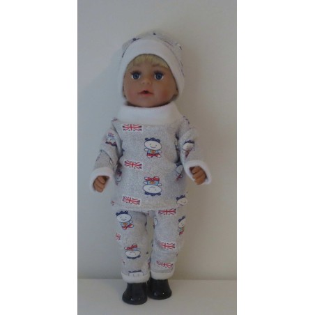 wintertrui set baby born 43cm