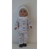 wintertrui set baby born 43cm