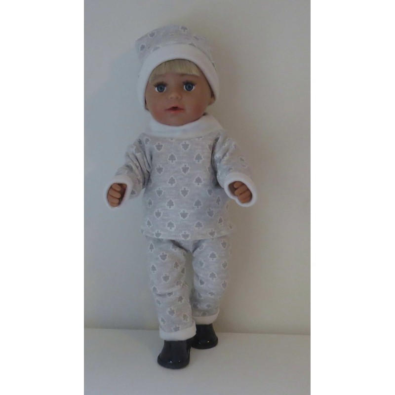 wintertrui set bomen baby born 43cm