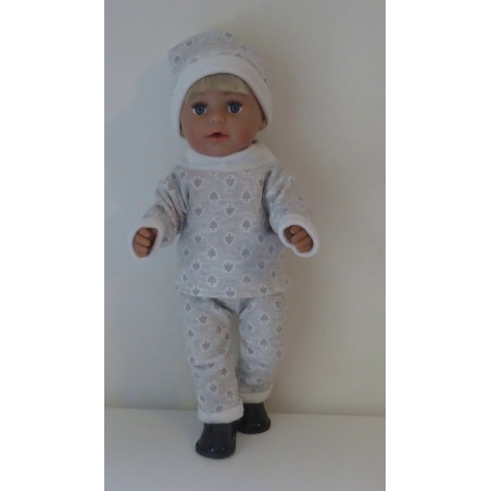 wintertrui set bomen baby born 43cm