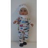 wintertrui set bouwwagens baby born 43cm