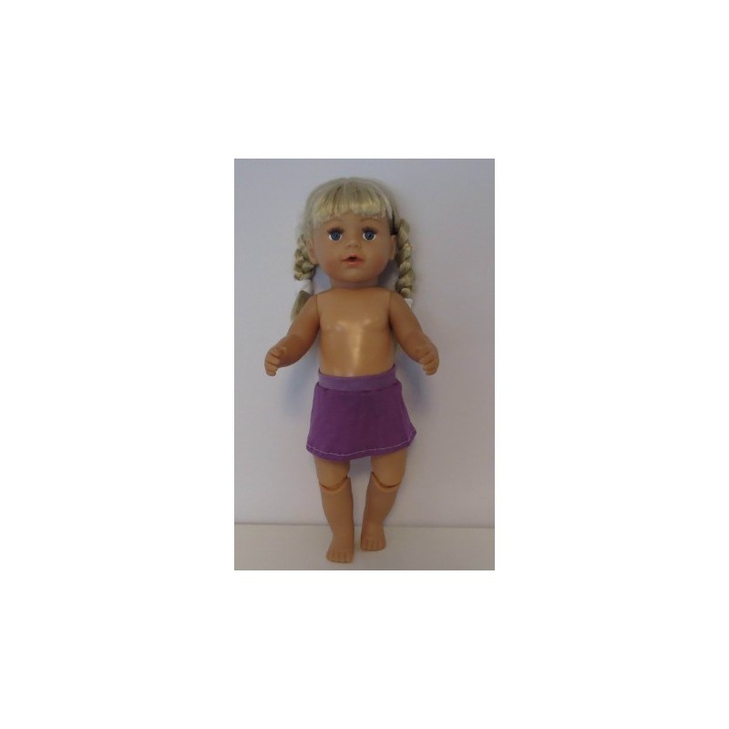 rok lila gevlamd nr 9 baby born 43cm