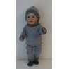 wintertrui set grijs sterren baby born 43cm