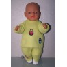 fleecepak groen matroeksa baby born 43cm