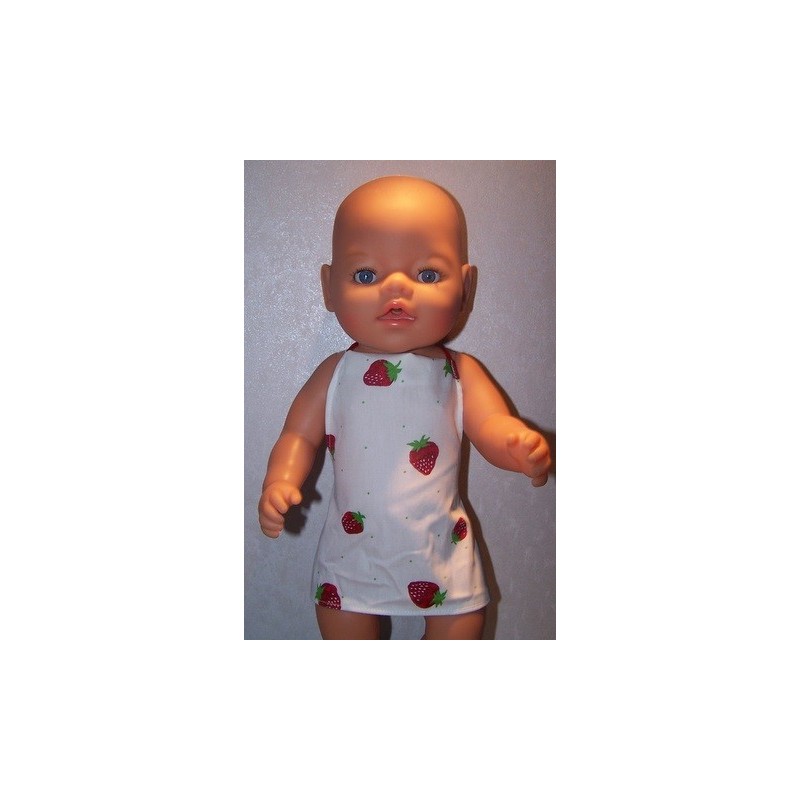 shortje aardbeien baby born 43cm