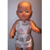 shortje wit taartjes baby born 43cm