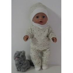 wintertrui set bomen baby born 43cm