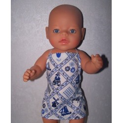 shortje holland geruit baby born 43cm