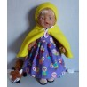 winterjurk setje paars vogels baby born 43cm