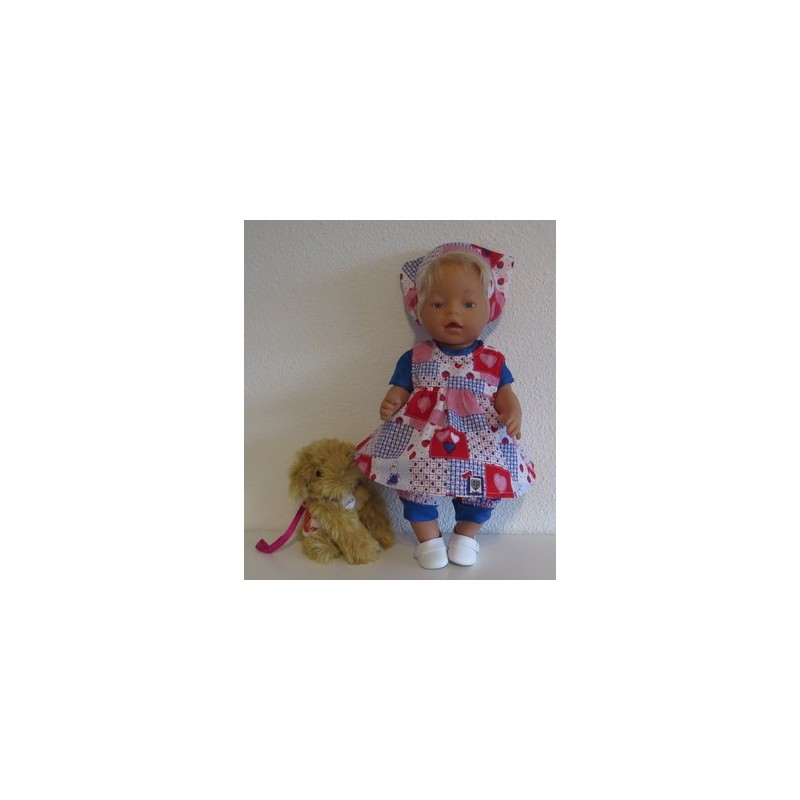 babydoll setje konijnen  baby born 43cm