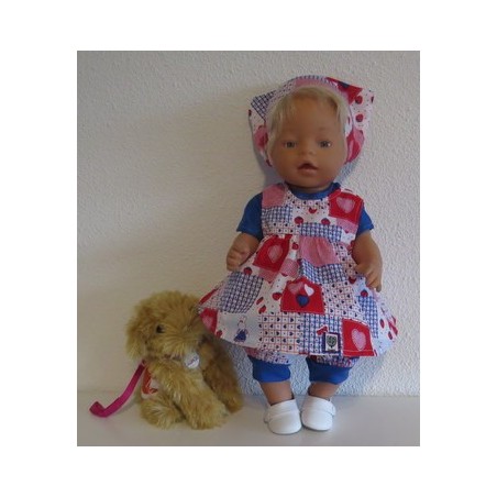 babydoll setje konijnen  baby born 43cm