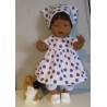 babydoll setjepaars polka dots  baby born 43cm