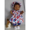 babydoll setje vissen blauw baby born 43cm