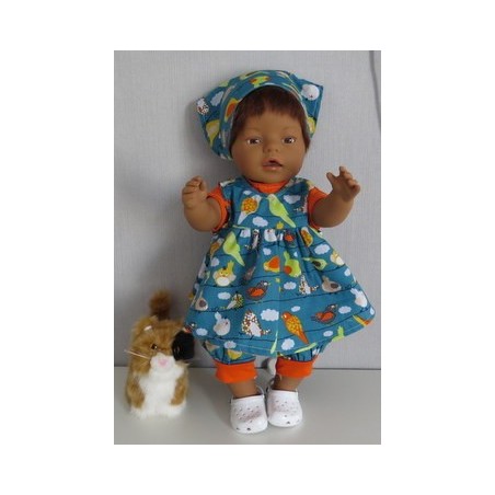babydoll setje vogels baby born 43cm