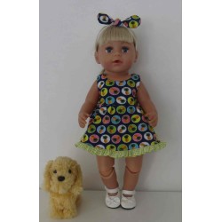 sweetjurk setje annanas baby born 43cm