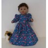 lange jurk bbloemen aby born 43cm