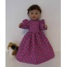 lange jurk retro baby born 43cm