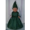 feeenjurk donker groen baby born 43cm